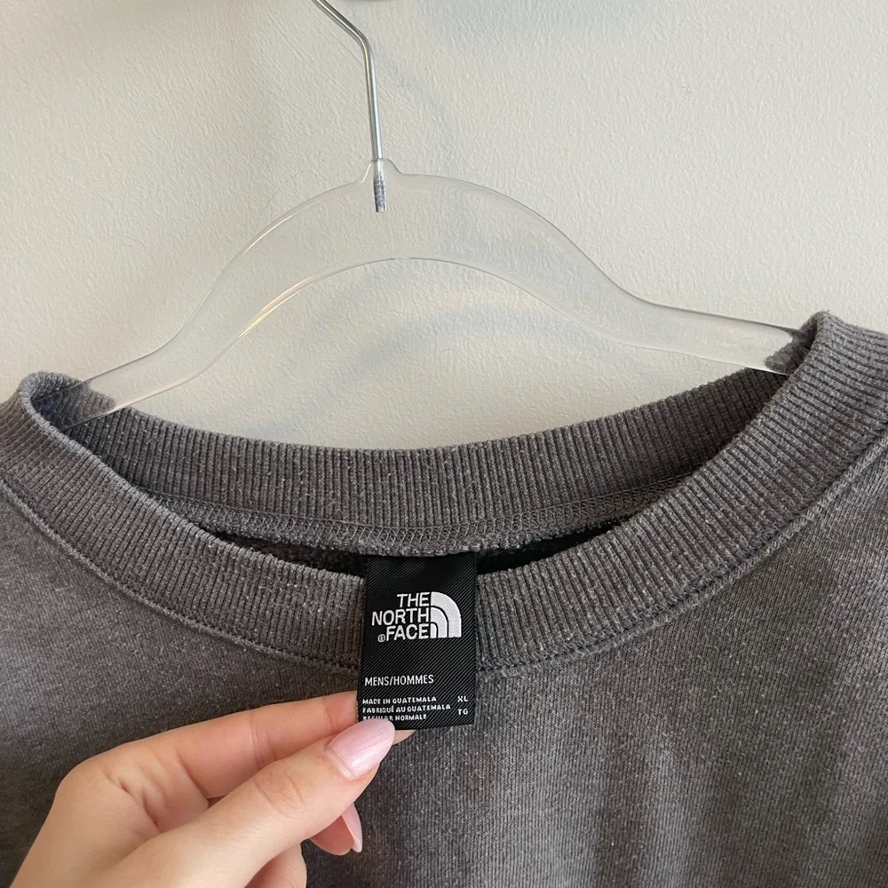 The North Face Gray Crewneck Sweatshirt